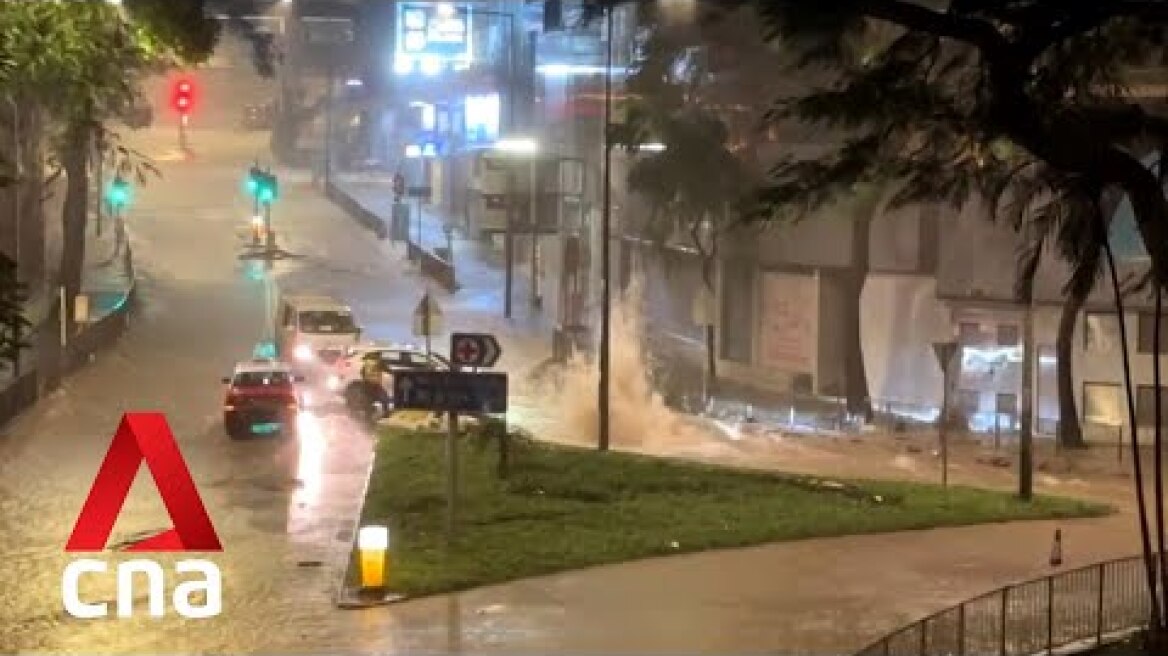 Hong Kong flooded after heaviest rainfall in 140 years