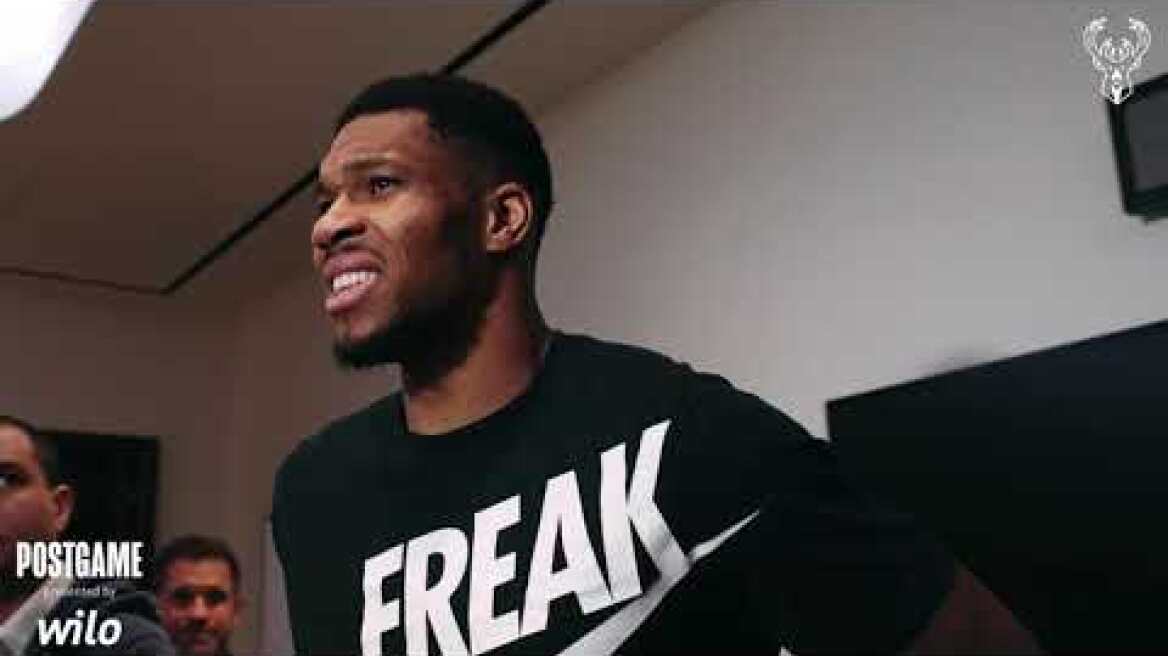 Giannis Antetokounmpo Postgame Media Availability | 01.25.25