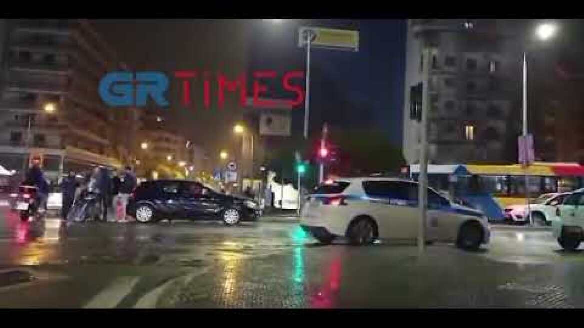 Θεσσαλονίκη: Τροχαίο ατύχημα με τραυματία στο κέντρο