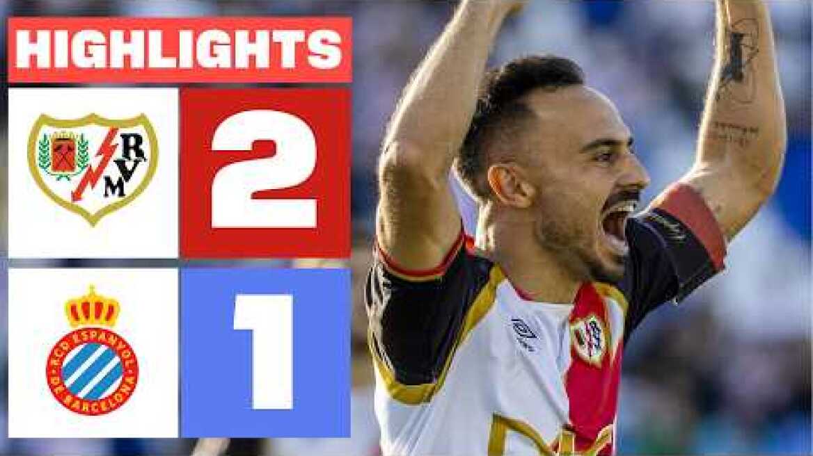 RAYO VALLECANO 2 - 1 RCD ESPANYOL | RESUMEN LALIGA EA SPORTS
