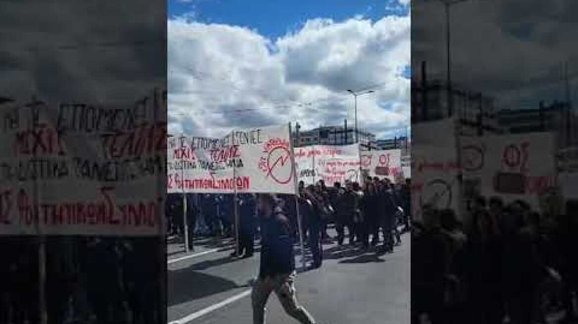 Πανεκπαιδευτικό συλλαλητήριο στα Προπύλαια (2)