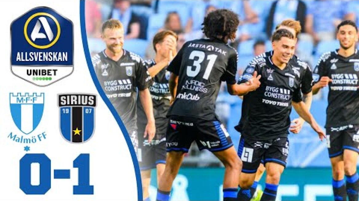 Höjdpunkter: Malmö - Sirius 0-1 Allsvenskan
