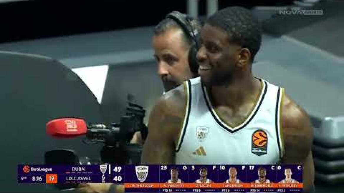 Euroleauge: Η ήττα του ΠΑΟ από την Παρί τον απομάκρυνε από την 6άδα, νίκες για Βαλένθια, Μακάμπι, Χάποελ, Ρεάλ και Ντουμπάι Ντουμπάι - Βιλερμπάν: 96-85 (highlights)