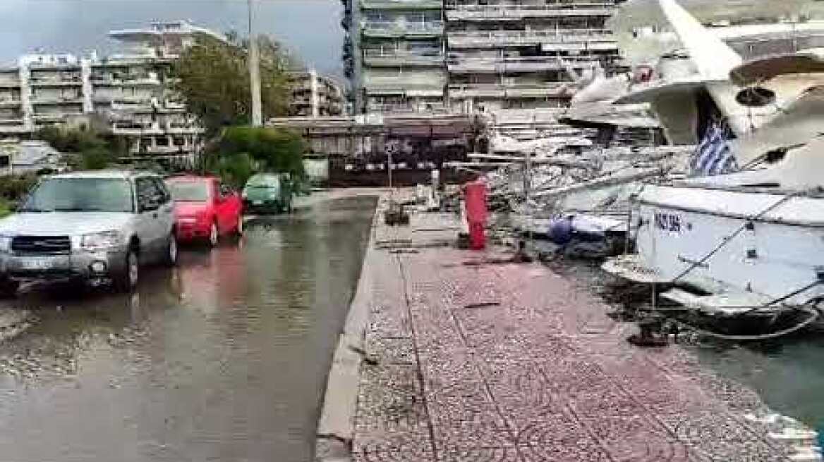 Πλημμύρα-Μαρίνα Πάτρας 29-11-2021