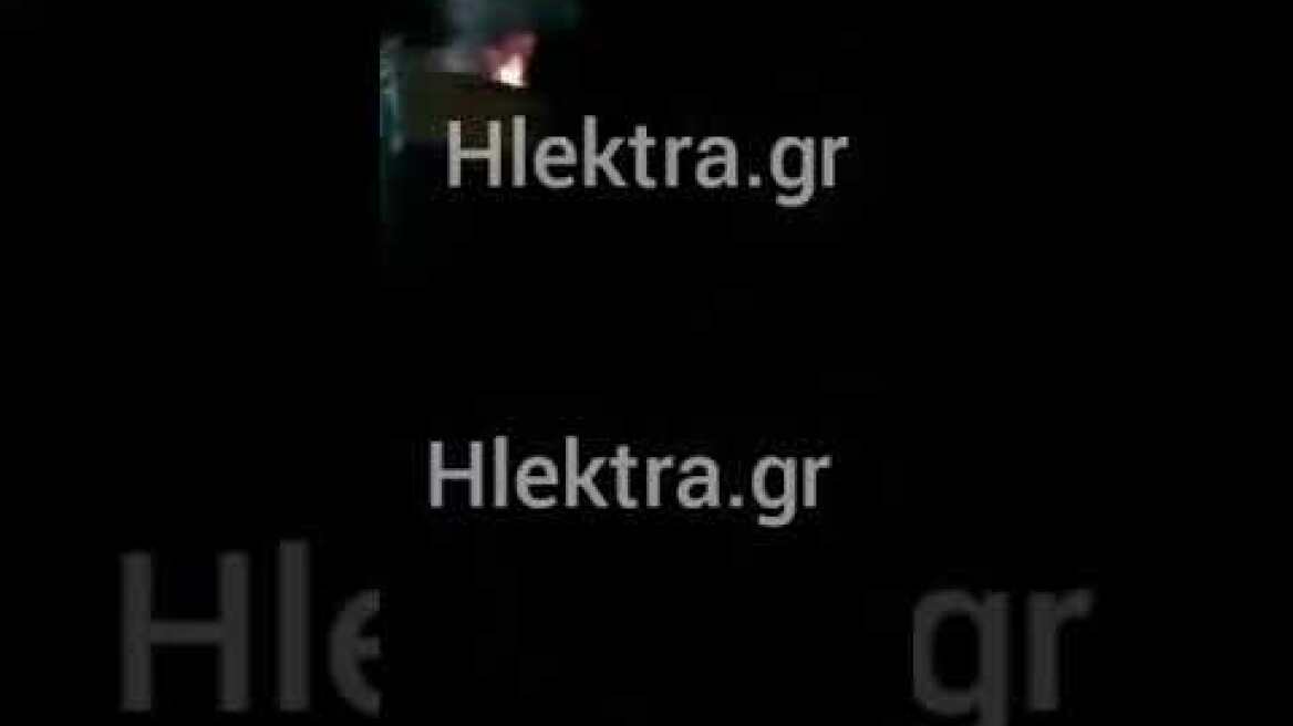 Φωτιά στα ΚΥΤ Σάμου