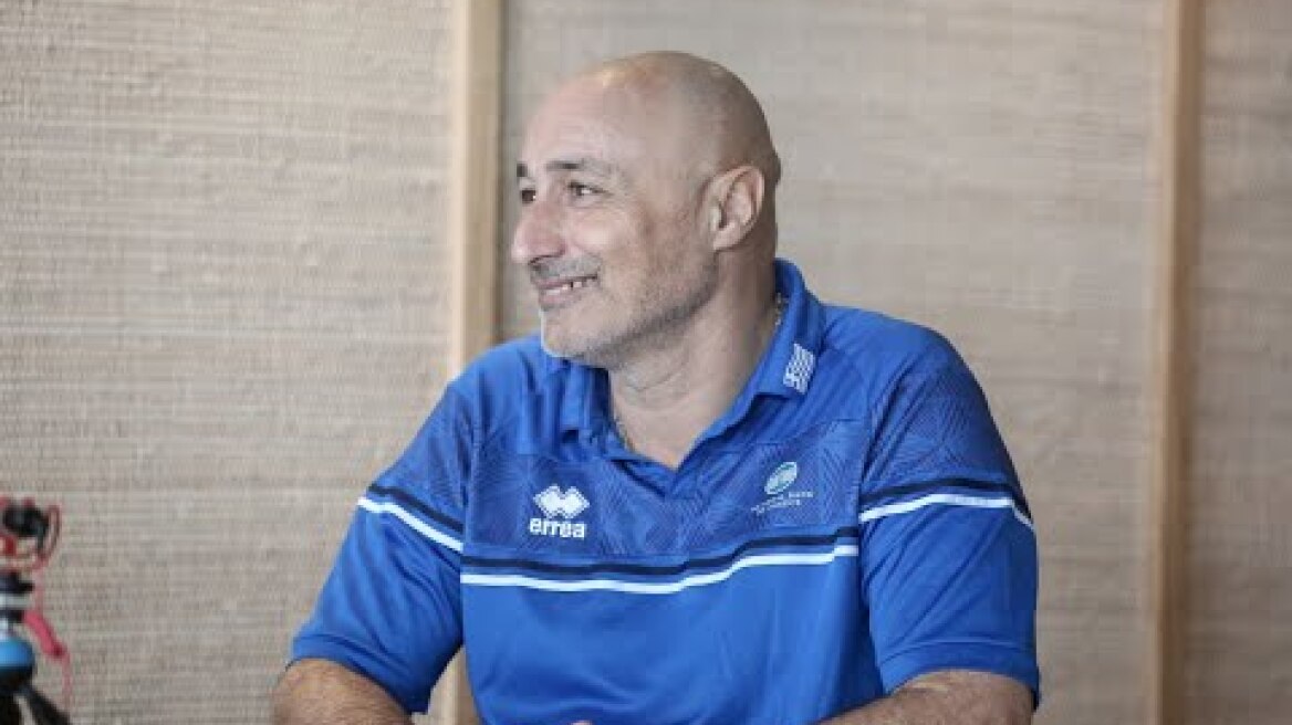 Marcello Abbodanza first interview as the head coach of Greece women's national team