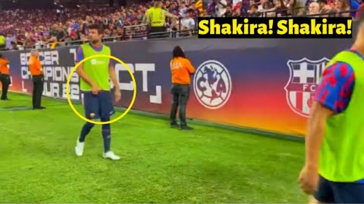 Gerard Pique Getting Booed at El Clasico by Fans Chanting ‘Shakira Shakira’
