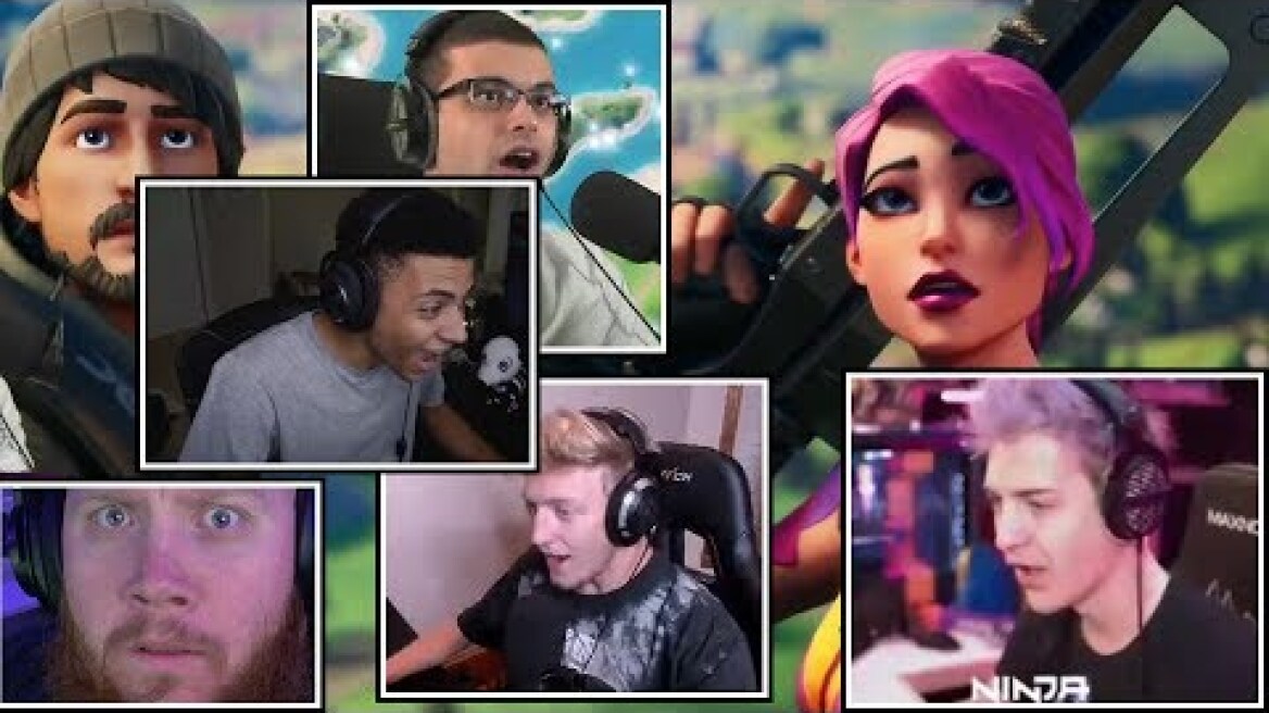 Ninja & Streamers First Reaction To *FORTNITE CHAPTER 2*