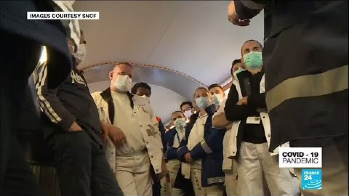 Coronavirus - Covid-19: France stages first train evacuation of virus patients