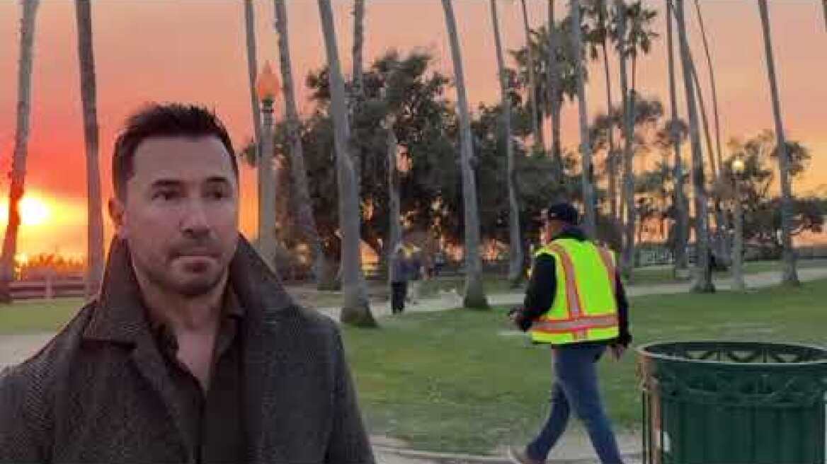 Βίντεο με το πως σώθηκε το σπίτι της ελληνίδας make up artist στην Καλιφόρνια