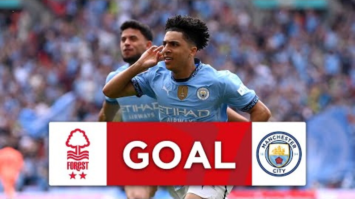 GOAL | Rico Lewis | Nottingham Forest 0-1 Manchester City | Emirates FA Cup 2024-25
