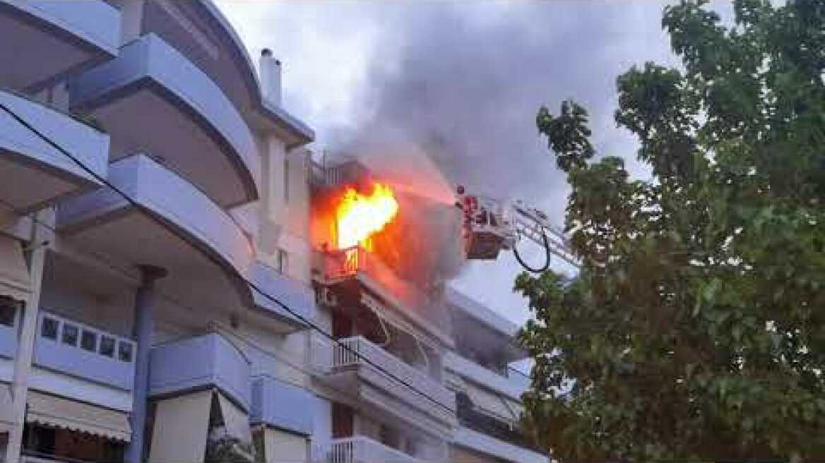 Πυρκαγιά σε διαμέρισμα στην Αγία Παρασκευή