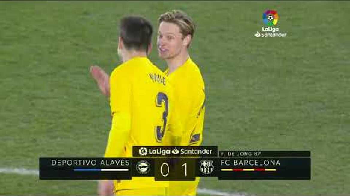 Resumen de Deportivo Alavés vs FC Barcelona (0-1)