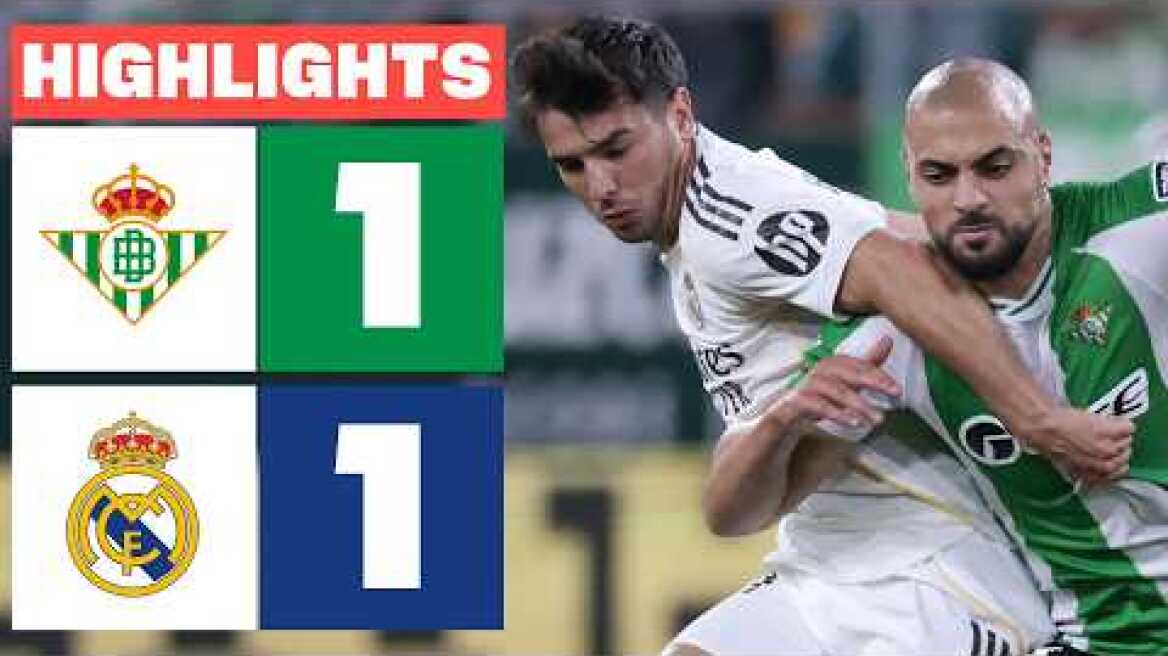 REAL BETIS 1 - 1 REAL MADRID | RESUMEN LALIGA EA SPORTS