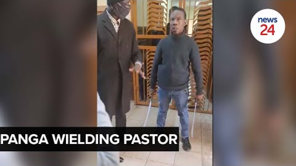 WATCH | Machete-wielding pastor terrorises staff and pupils at Katlehong school