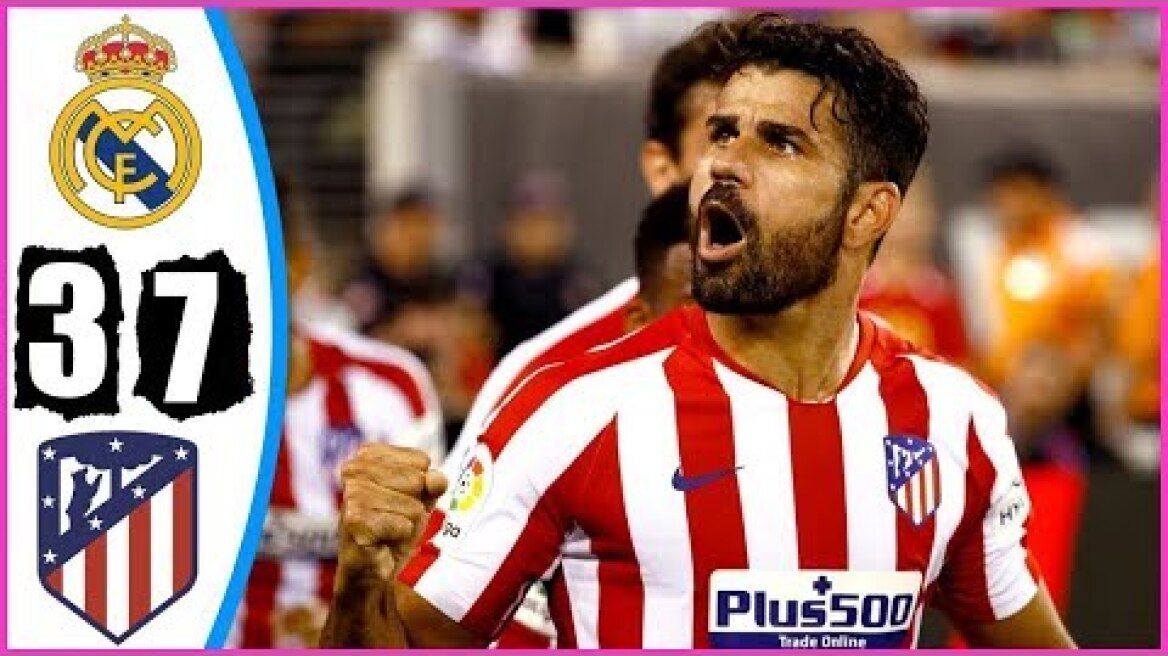 Real Madrid vs Atletico Madrid 3 - 7 - All Goals & Highlights Extended 2019