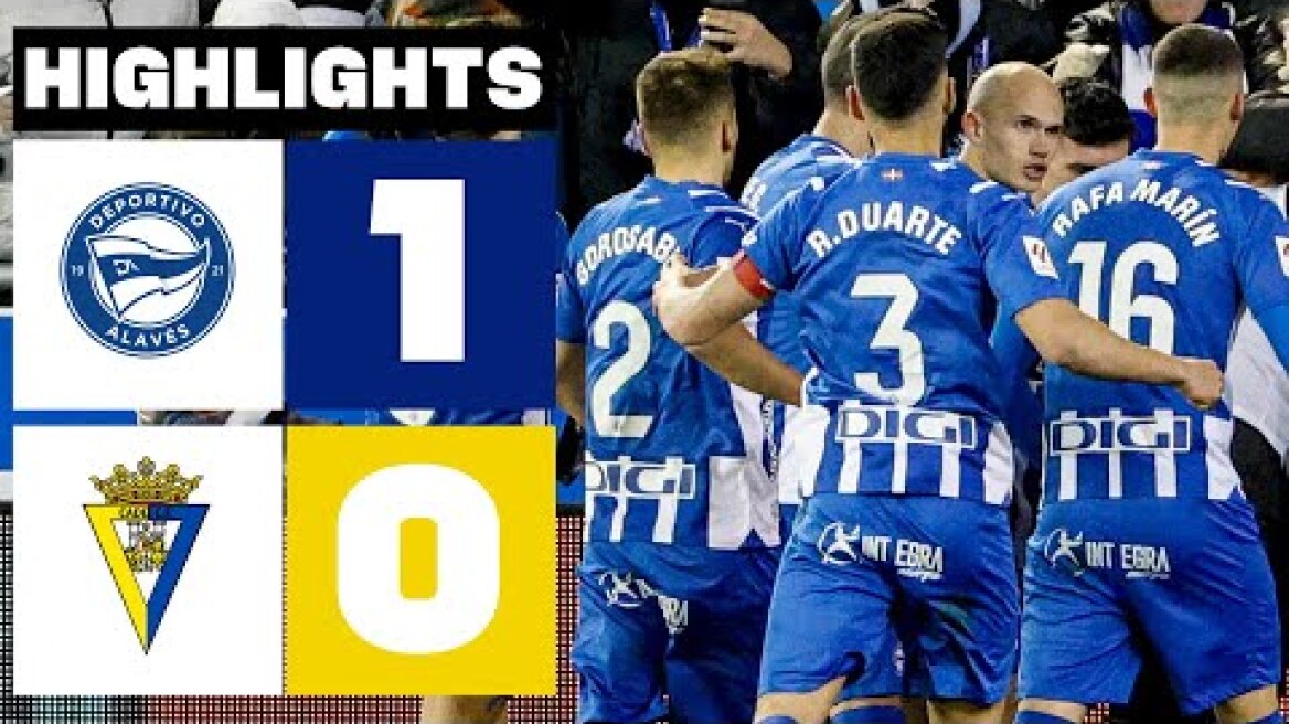 DEPORTIVO ALAVÉS 1 - 0 CÁDIZ CF | RESUMEN | LALIGA EA SPORTS