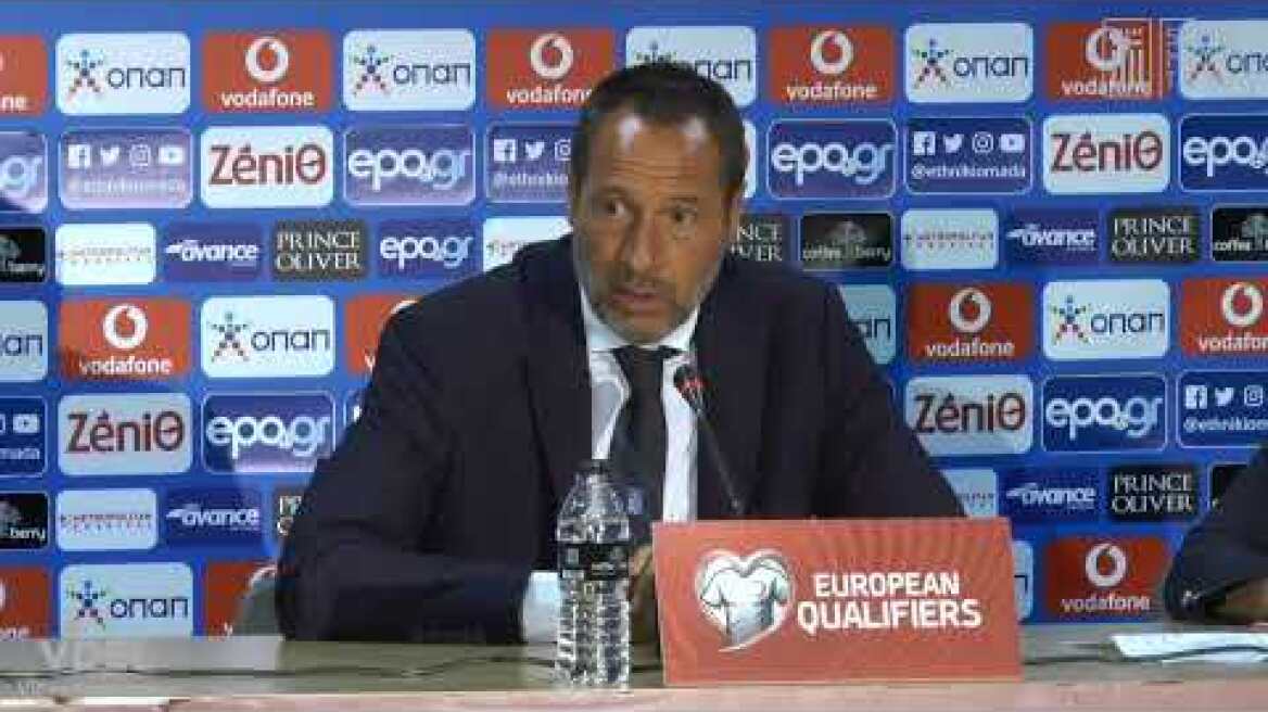 Ο Τζον Φαν'τ Σχιπ μετά το Ελλάδα-Κόσοβο