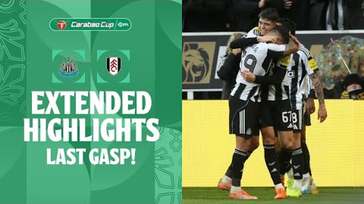LAST GASP! | Newcastle United v Fulham extended highlights