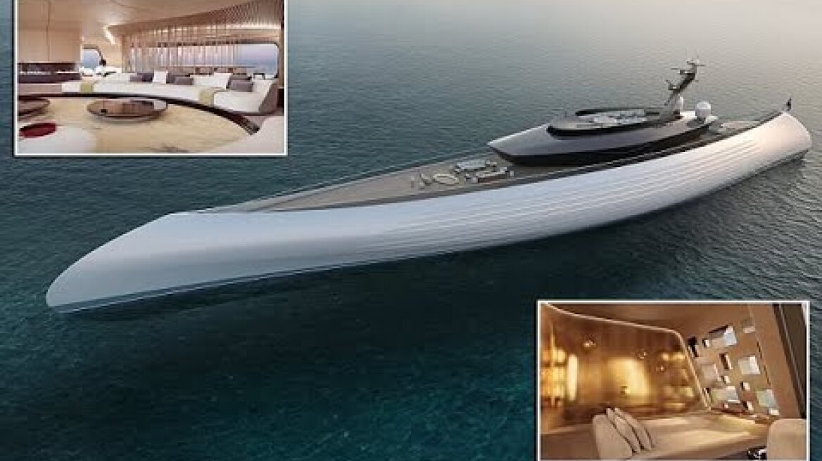 Megayacht is based on ancient designs but filled with modern tech