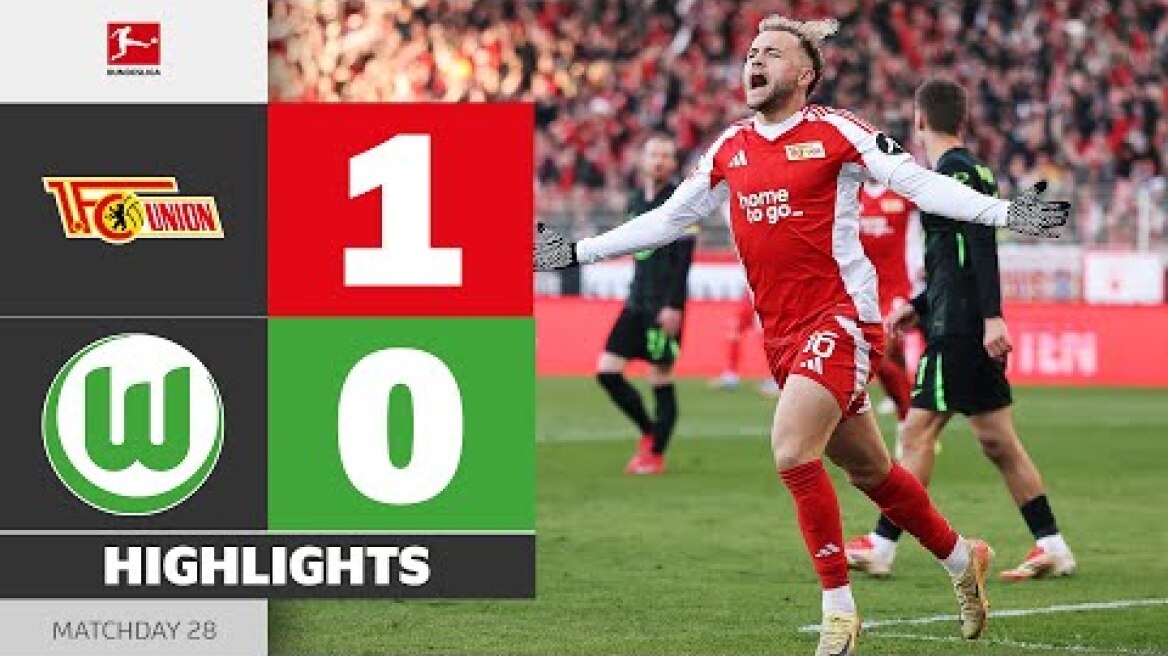 UNION BERLIN - VFL WOLFSBURG | Highlights | Matchday 28 – Bundesliga 2024/25