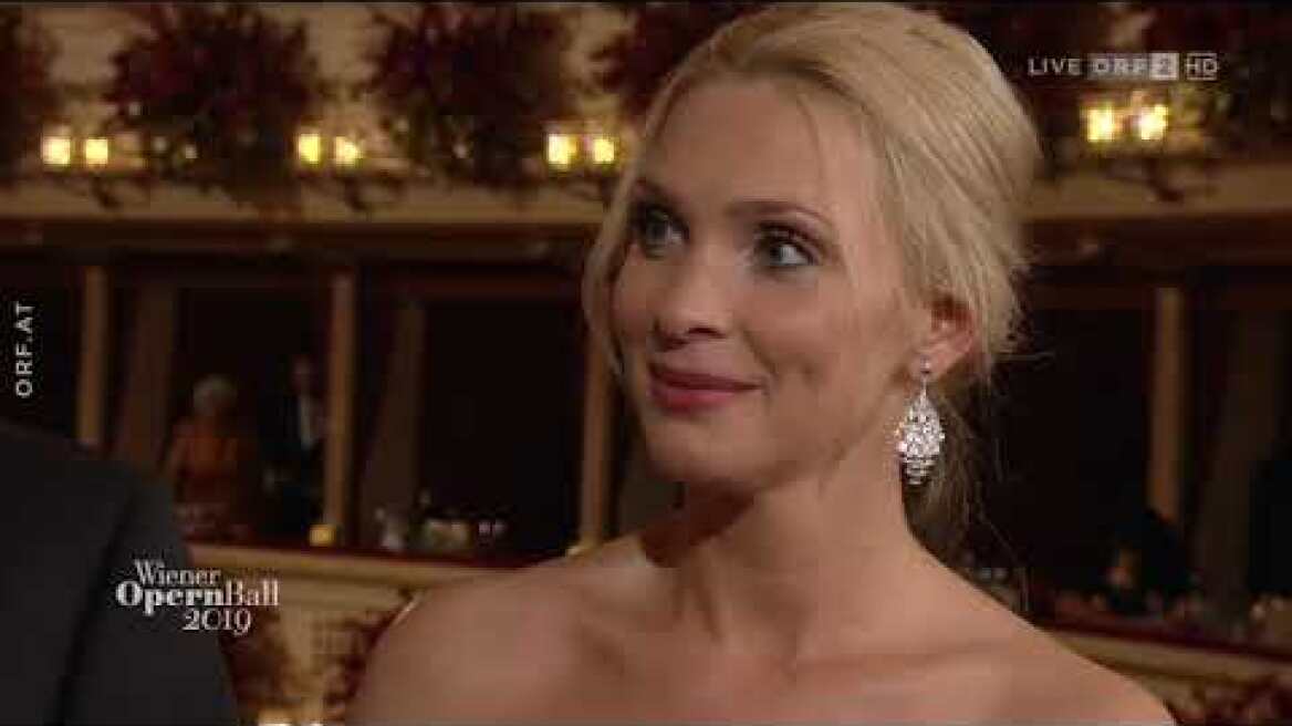 Philippa und HC Strache beim Wiener Opernball 2019