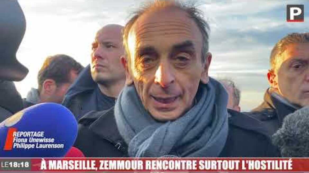 À Marseille, Zemmour rencontre surtout l'hostilité