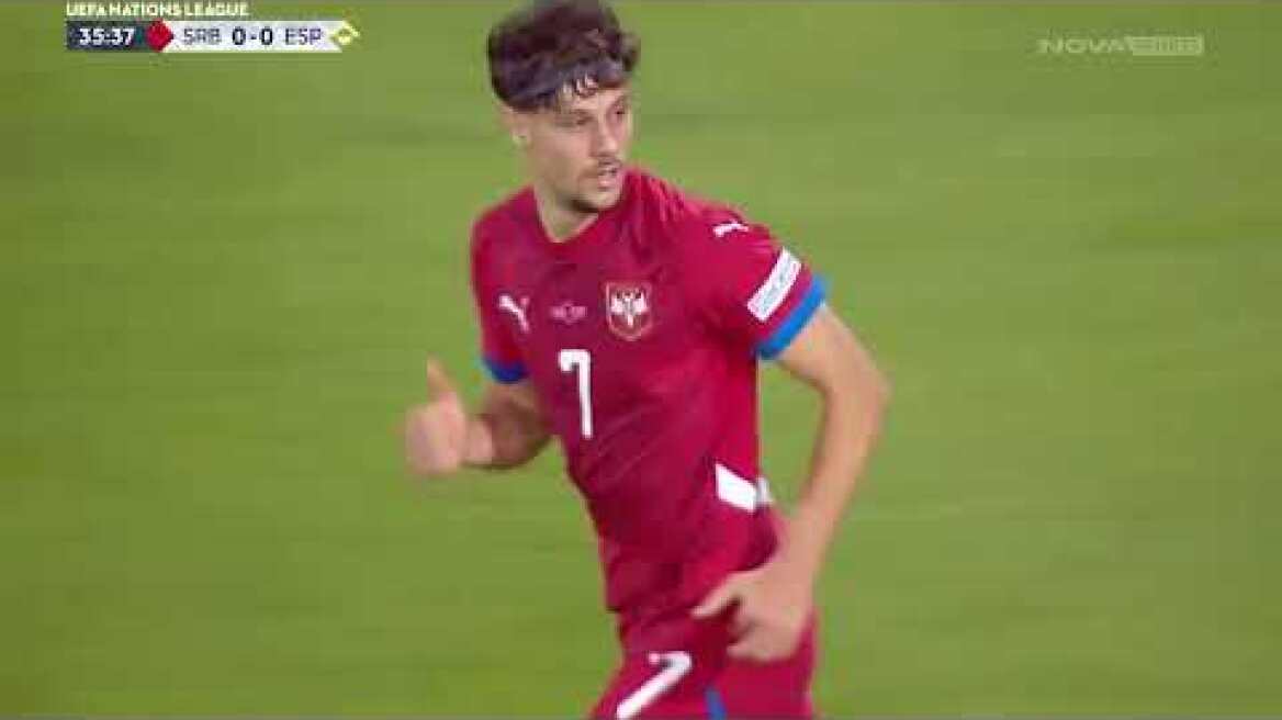 Σερβία - Ισπανία: 0-0 (League Α, Group 4, MD 1, 5/9/24)