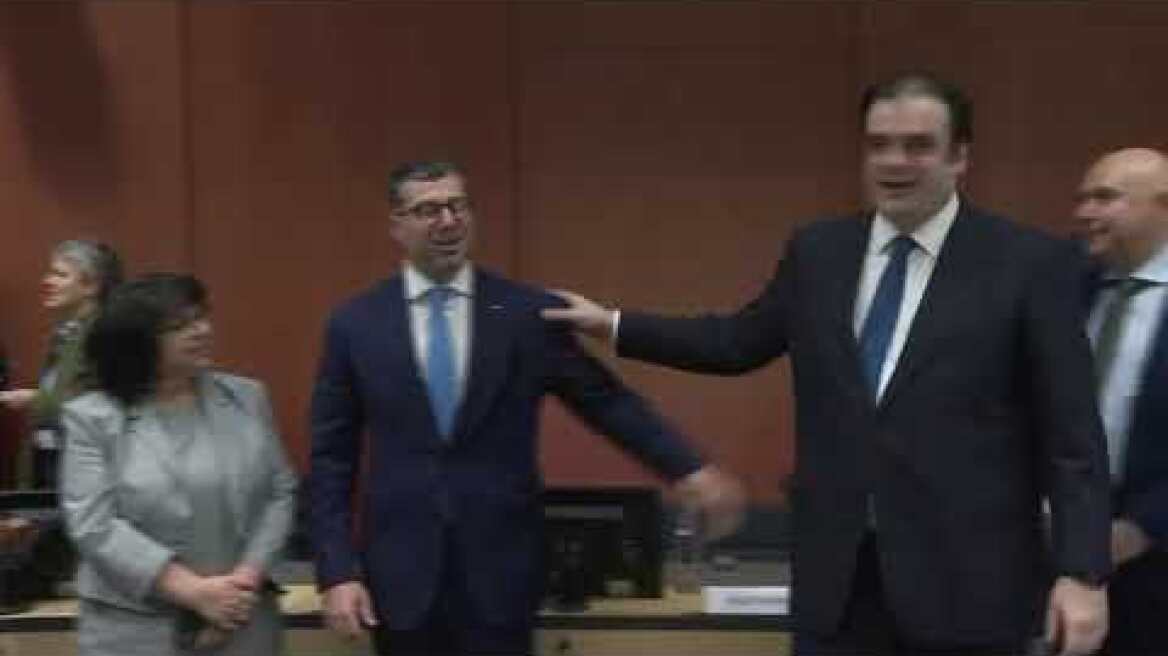 Ο Κυριάκος Πιερρακάκης στο Eurogroup roundtable