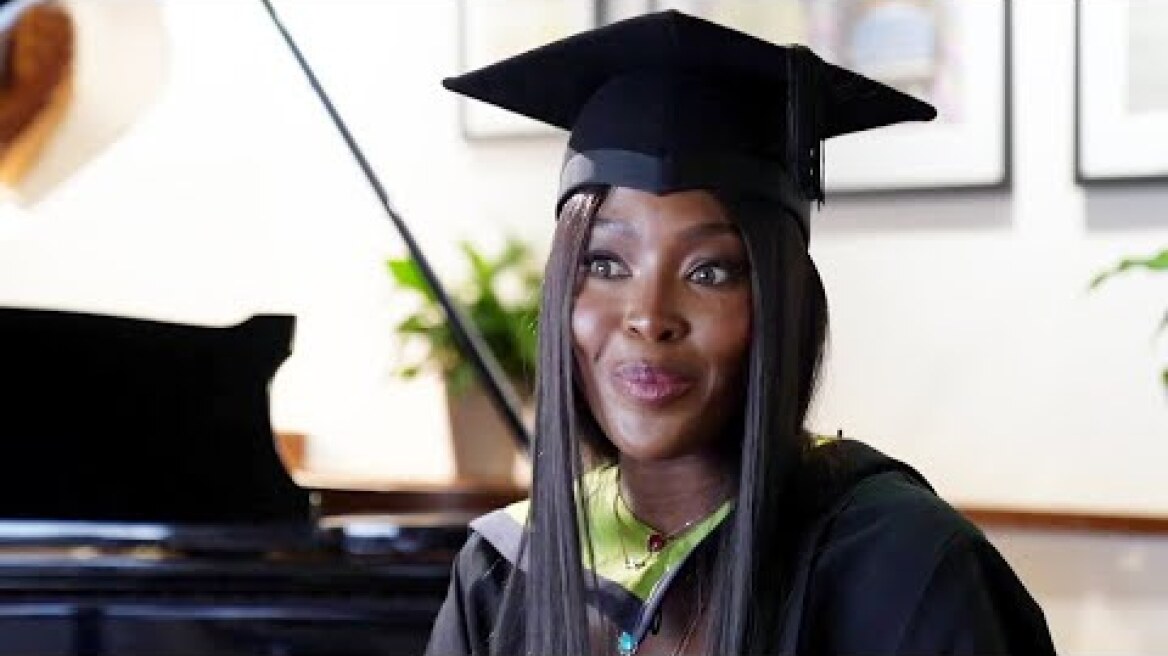 Naomi Campbell on modelling, mortarboards and motherhood