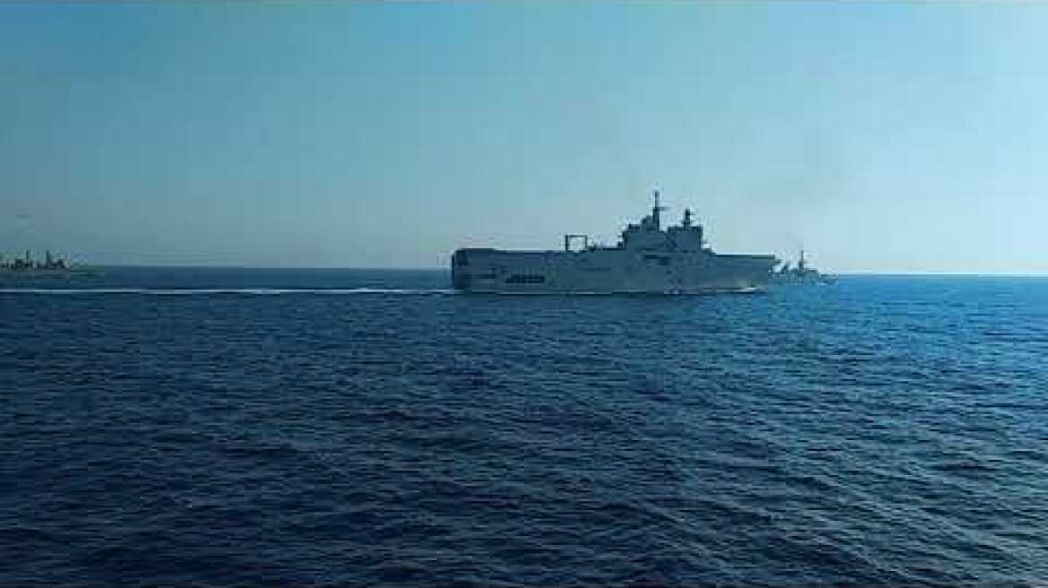 Ελληνογαλλική ασπίδα: Δείτε βίντεο και φωτογραφίες από την κοινή άσκηση στην Ανατολική Μεσόγειο (3)