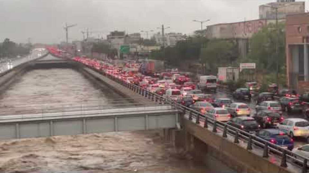 Κηφισός - Γέφυρα Ρέντη - Κακοκαιρία 14/10