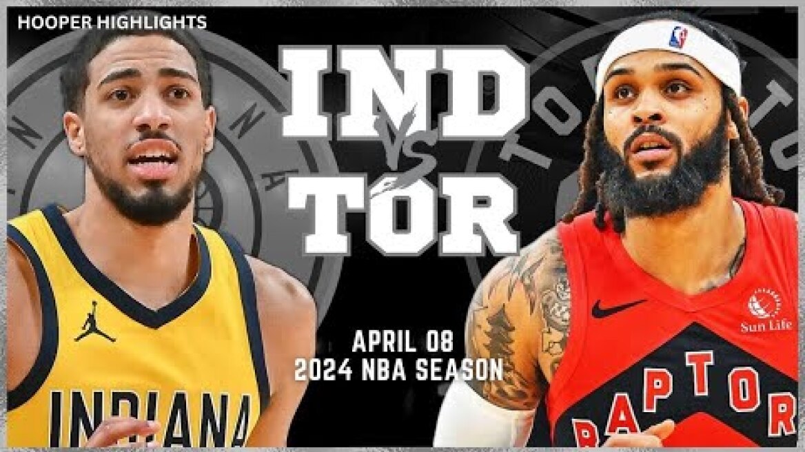 Toronto Raptors vs Indiana Pacers Full Game Highlights | Apr 9 | 2024 NBA Season