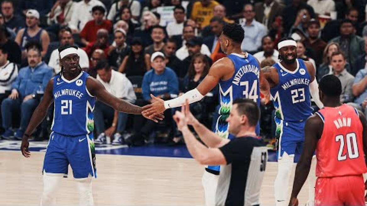 Highlights: Giannis Triple Double | Bucks 140 – Wizards 128 | 4.4.23