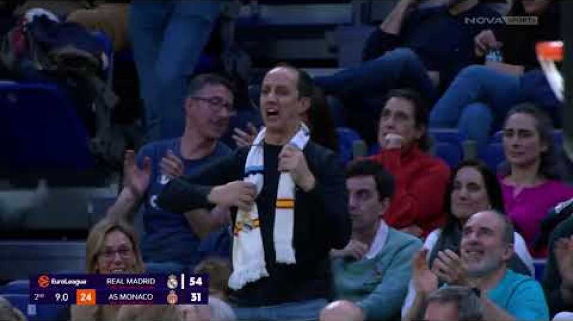 Ρεάλ Μαδρίτης – Μονακό: 90-78 (MD 24, 22/1/26)