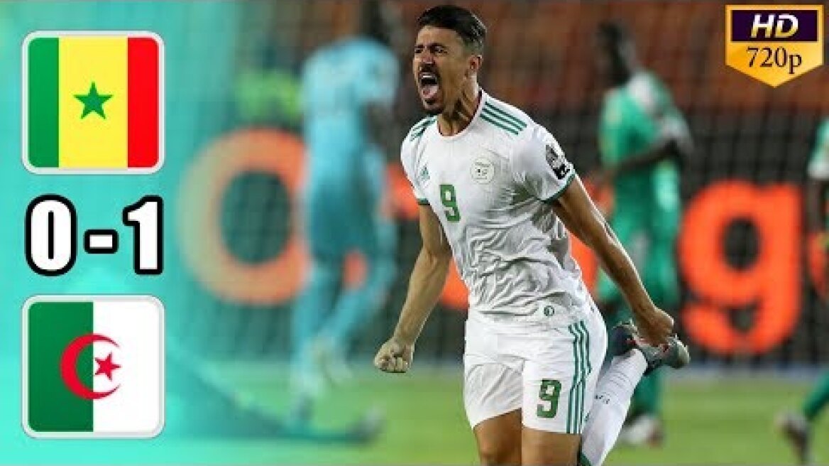 Senegal vs Algeria (0-1)| Final Africa Cup of Nations 2019 | Goals & Highlights Football