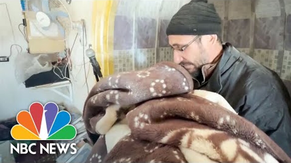 Syrian man mourns 25 family members lost in catastrophic earthquake