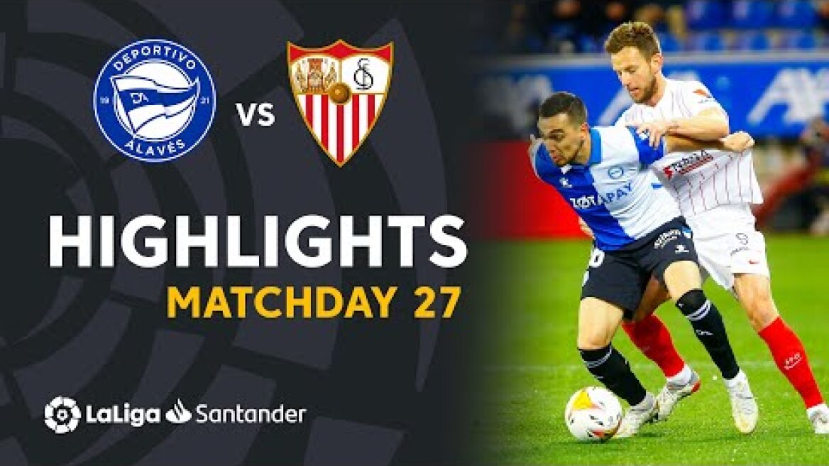 Resumen de Deportivo Alavés vs Sevilla FC (0-0)