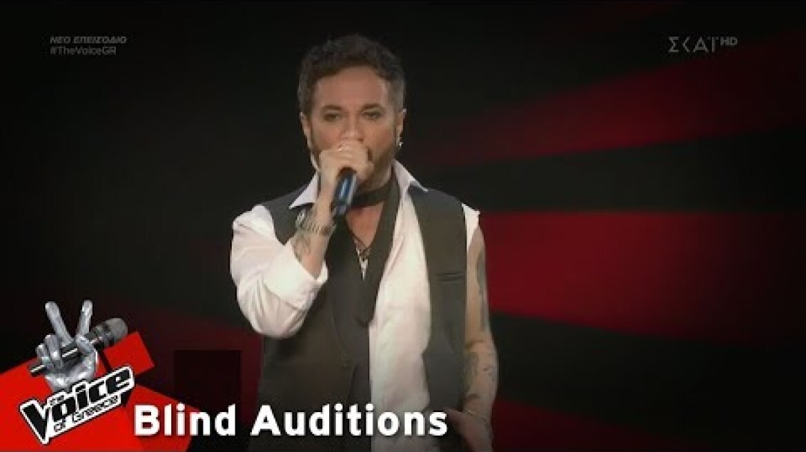 Ο Γιώργος Βάνας με το You Give Love A Bad Name στο Voice 