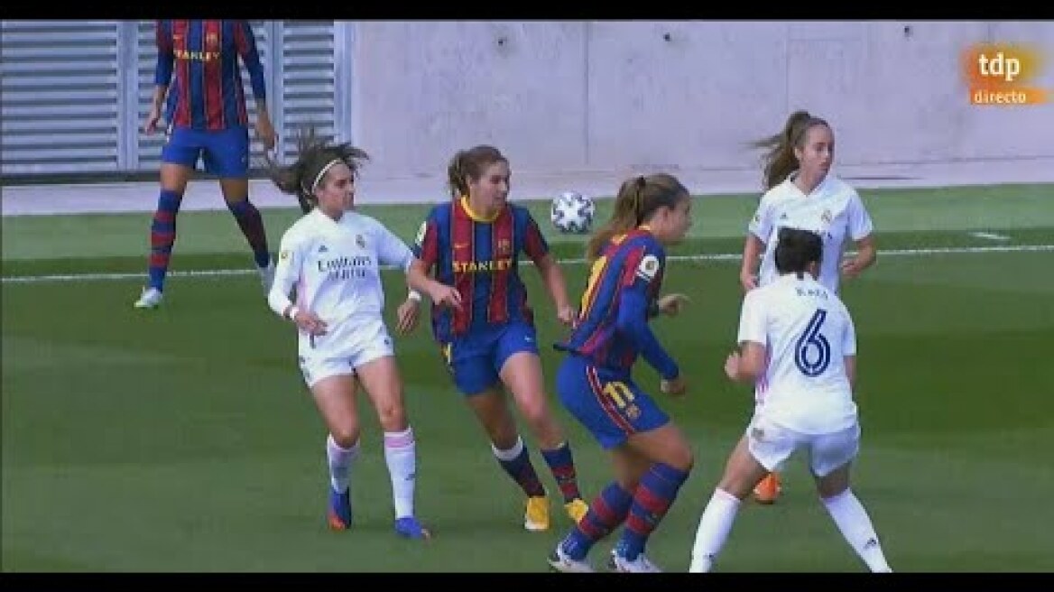 Real Madrid Femenino 0-1 Barcelona Femenino | Gol Patri | Primer gol en un clásico | Teledeporte