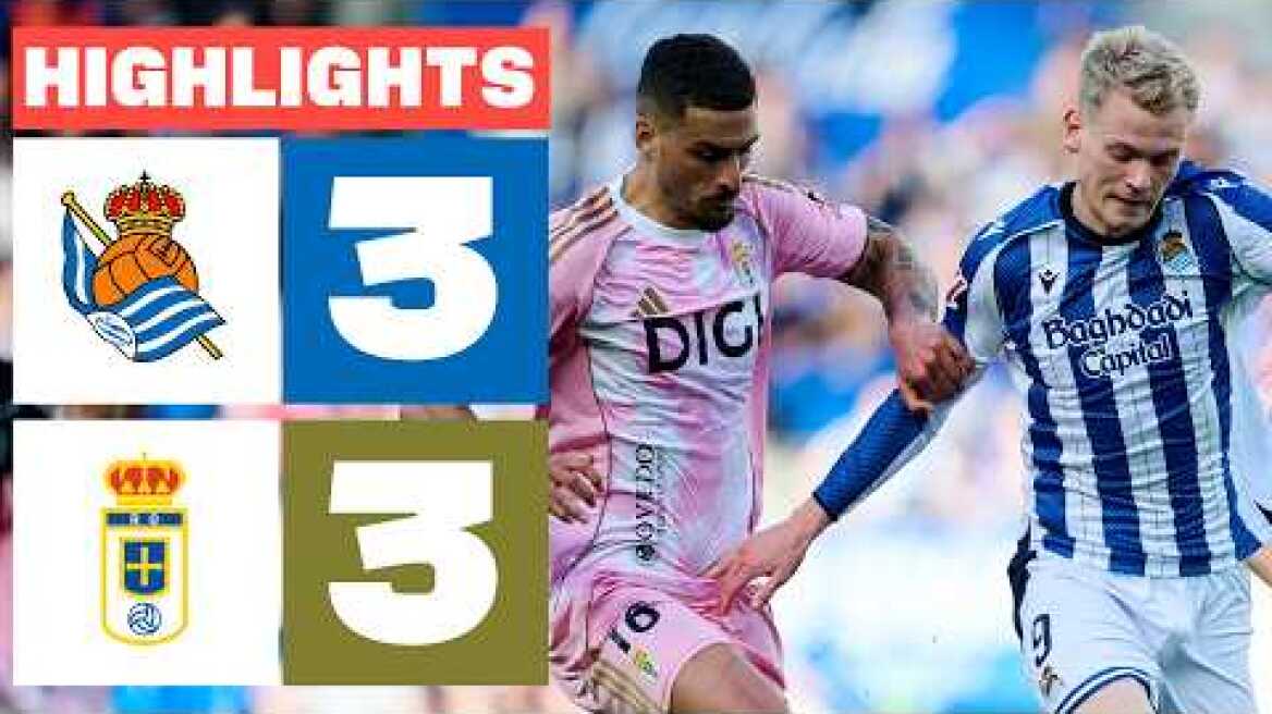 REAL SOCIEDAD 3 - 3 REAL OVIEDO | RESUMEN LALIGA EA SPORTS
