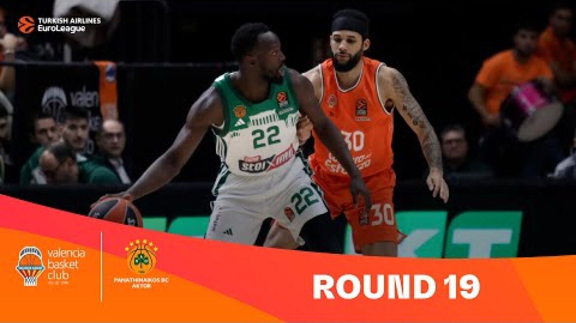 Valencia-Panathinaikos | Round 19 Highlights | 2023-24 Turkish Airlines EuroLeague