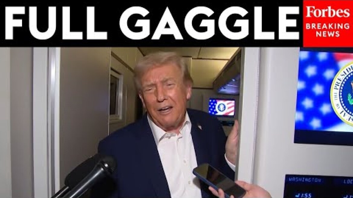 FULL VIDEO: Trump Takes Questions About Canada, Xi, And More On Air Force One Flight To Asia