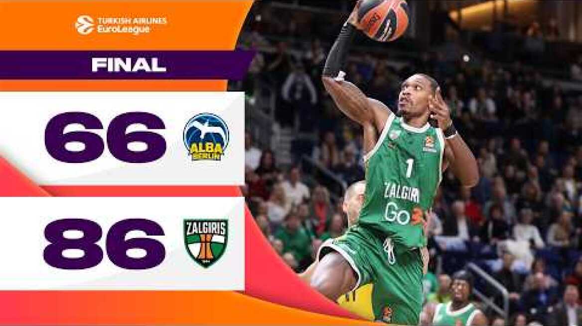 DOMINANCE From Start to Finish | ALBA – Zalgiris | BASKETBALL HIGHLIGHTS R16 2024-25