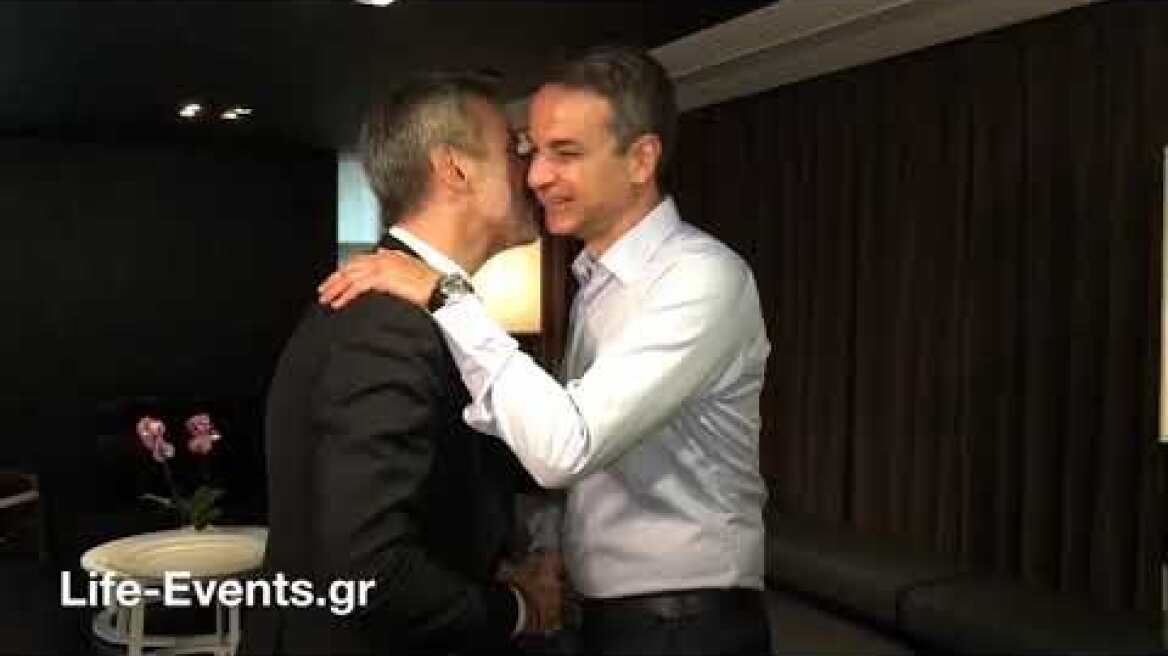 Συνάντηση Κυριάκου Μητσοτάκη με τον Κωνσταντίνο Ζέρβα