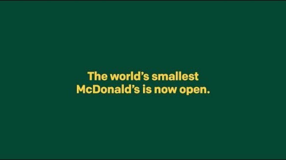 McHive – the world’s smallest McDonald’s
