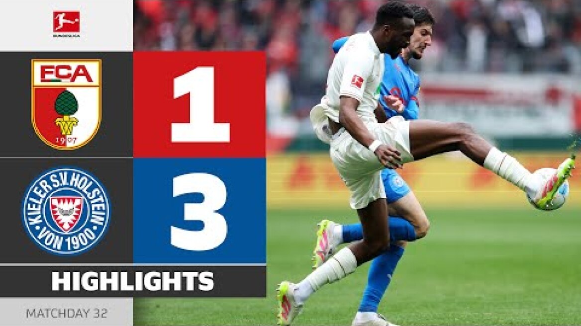 Vital Points For Kiel | FC AUGSBURG - HOLSTEIN KIEL | Highlights | Matchday 32 – Bundesliga 2024/25