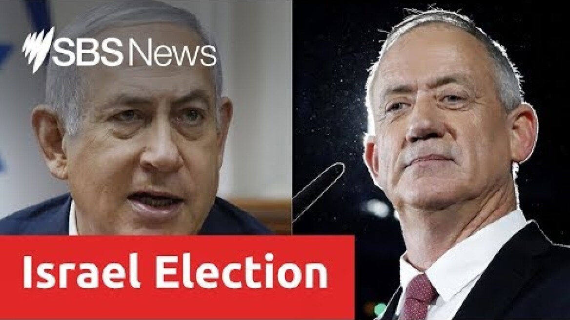 Benjamin Netanyahu and rival Benny Gantz neck-and-neck, exit polls show
