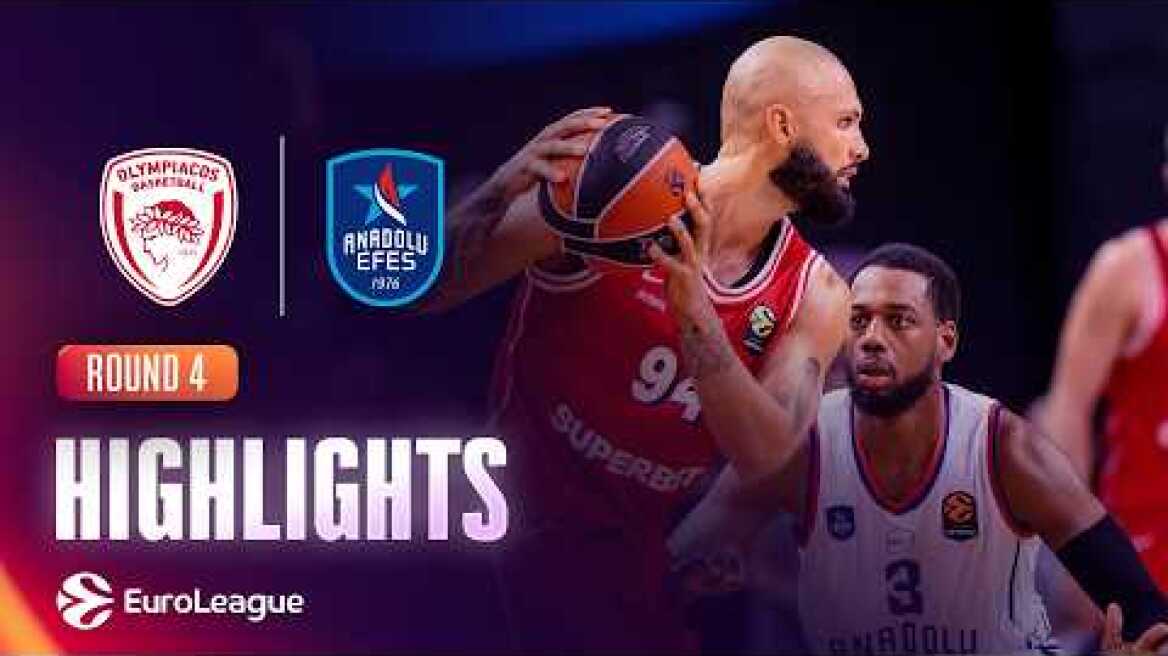 Olympiacos - Anadolu Efes | R4 Highlights 2026-27