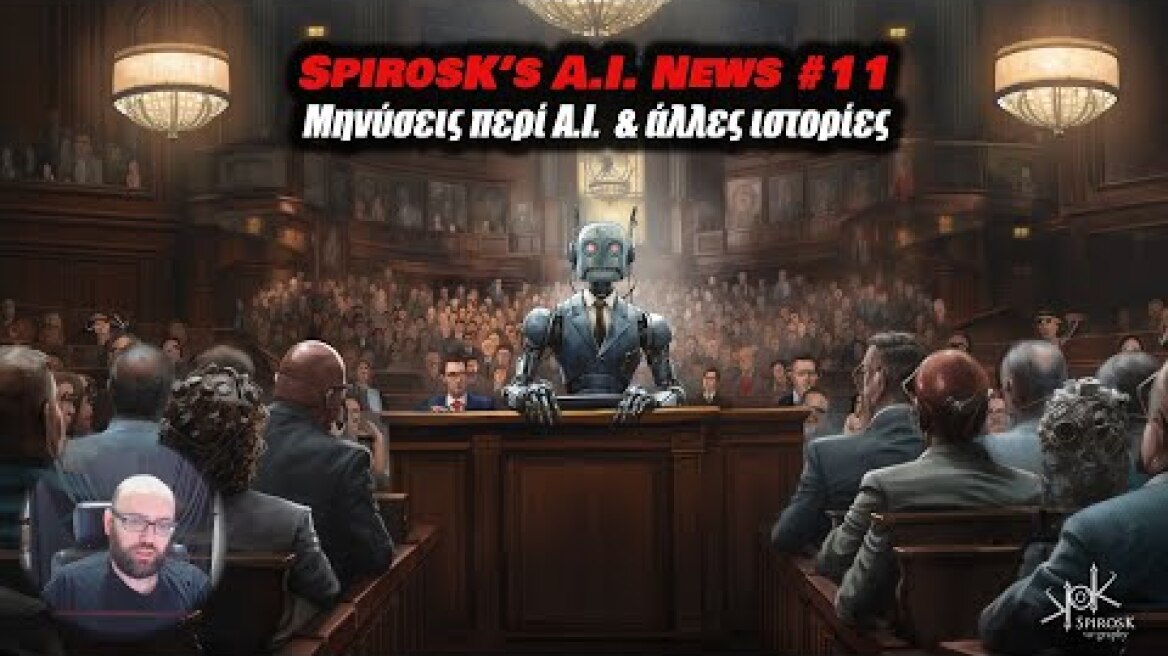 Μηνύσεις περί ΑΙ και άλλες ιστορίες! (SpirosK's AI News.11 / Copyright, OpenAI, FraudGPT, κτλ)